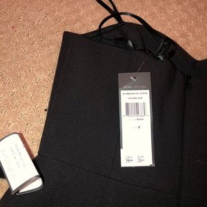BCBG Black Strapless Dress